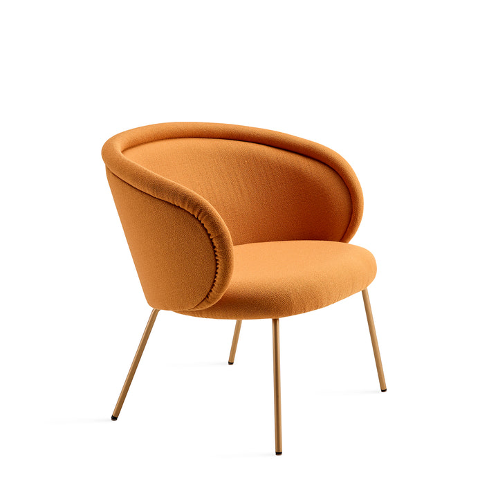 freifrau | ona cocktail armchair |  Vidar 472 + steel frame slate grey