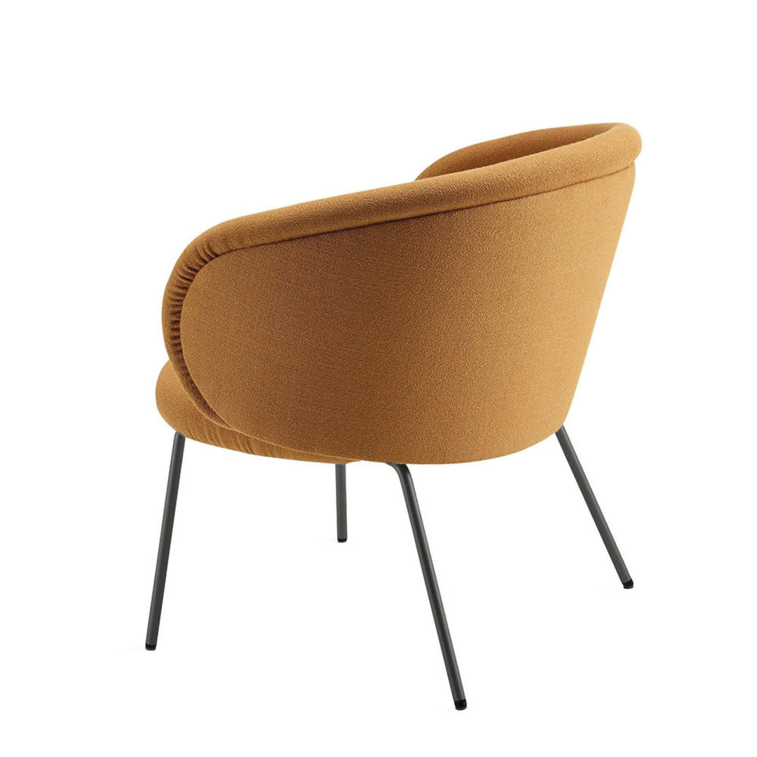 freifrau | ona cocktail armchair |  Vidar 472 + steel frame slate grey