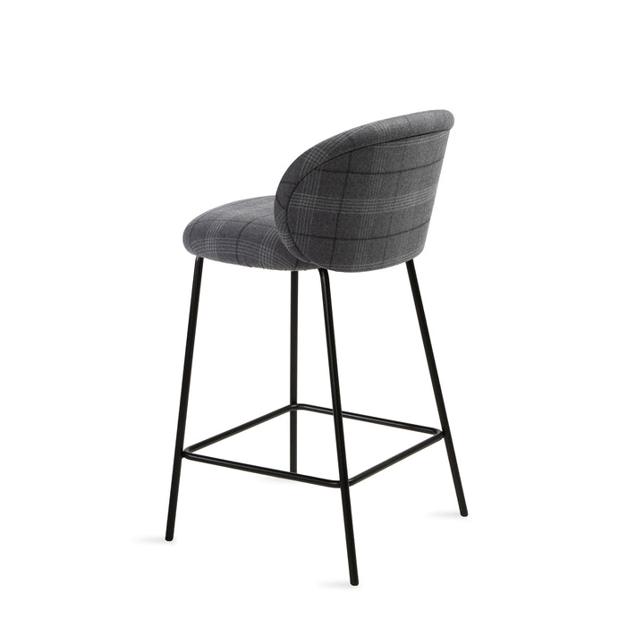 freifrau | ona kitchen stool 65cm | riga marine + black frame