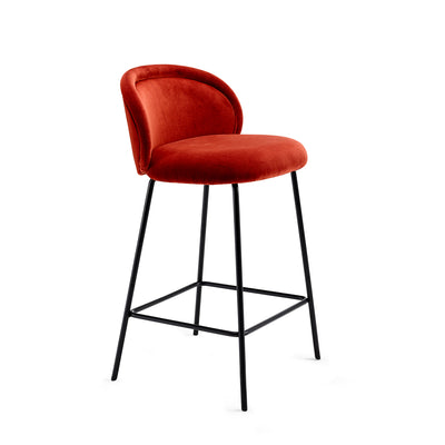 freifrau | ona kitchen stool 65cm | riga marine + black frame