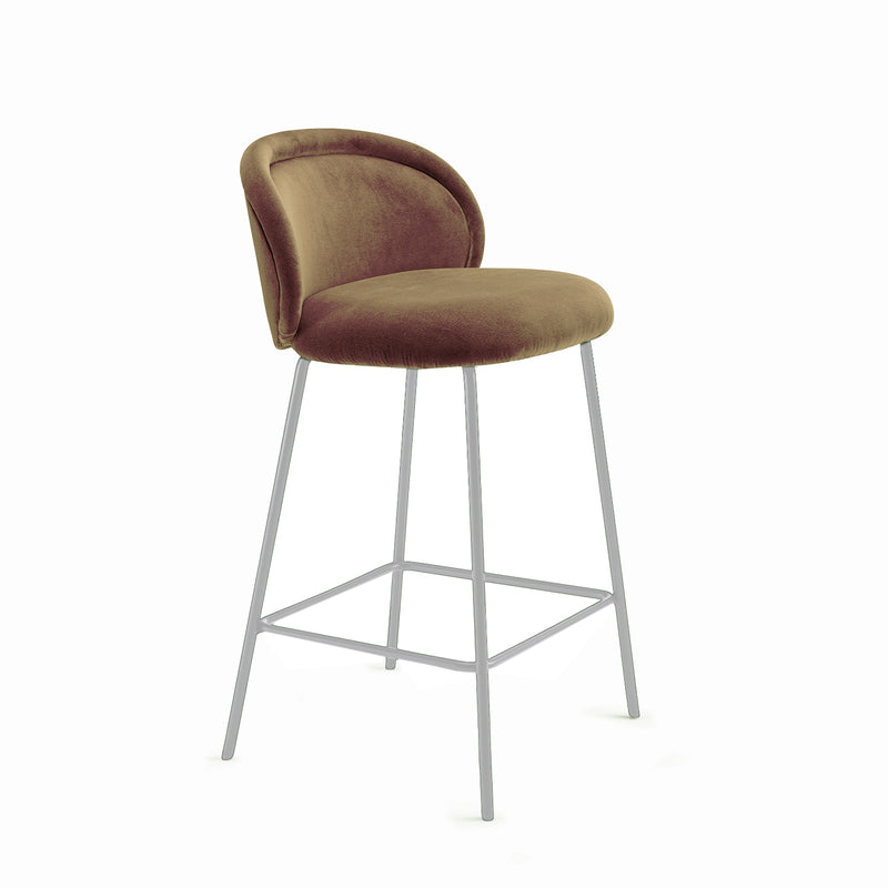 freifrau | ona kitchen stool 65cm | riga marine + black frame