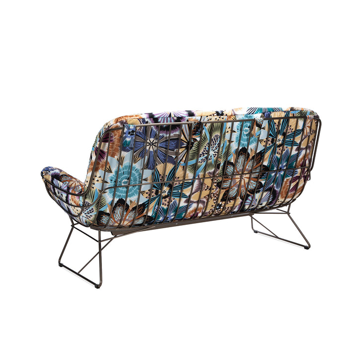 freifrau | leyasol outdoor lounge couch | lopi beldi + grey white frame 160cm