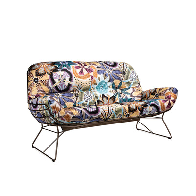 freifrau | leyasol outdoor lounge couch | lopi ash + black frame 160cm
