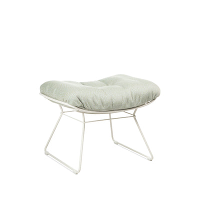 freifrau | leyasol outdoor ottoman | lopi beldi + grey white frame