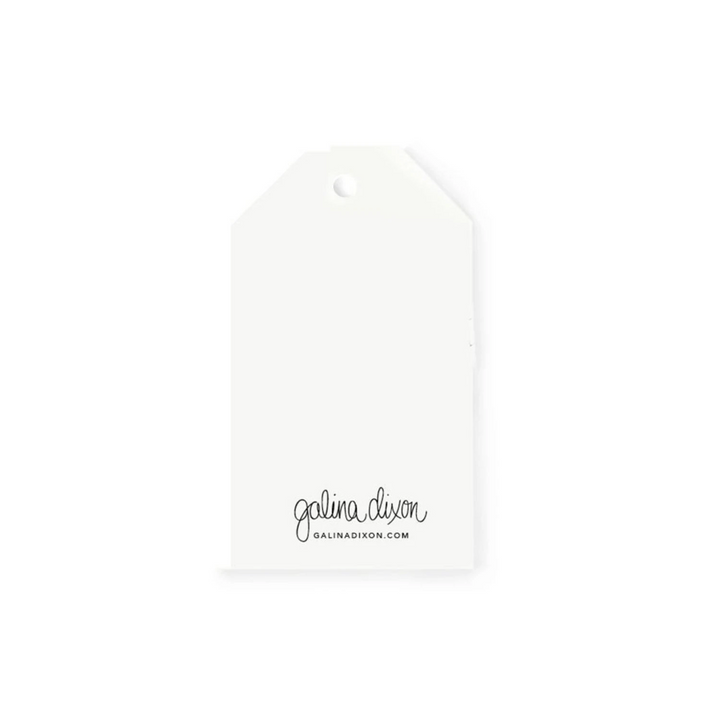 galina dixon | gift tag | you are lucky