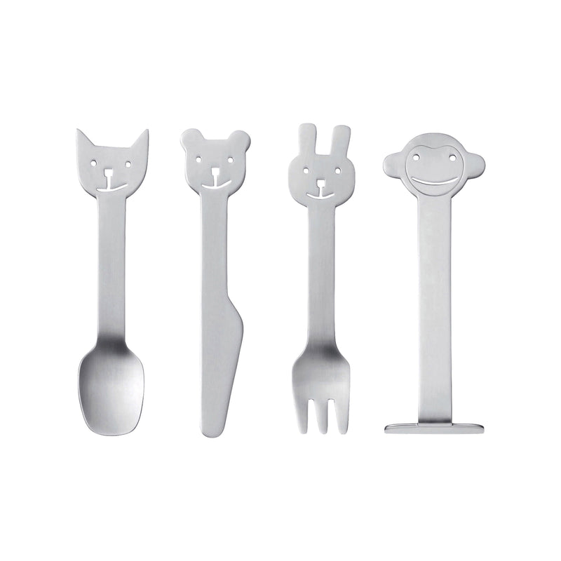 gense | animal friends | childrens cutlery set | 4 piece