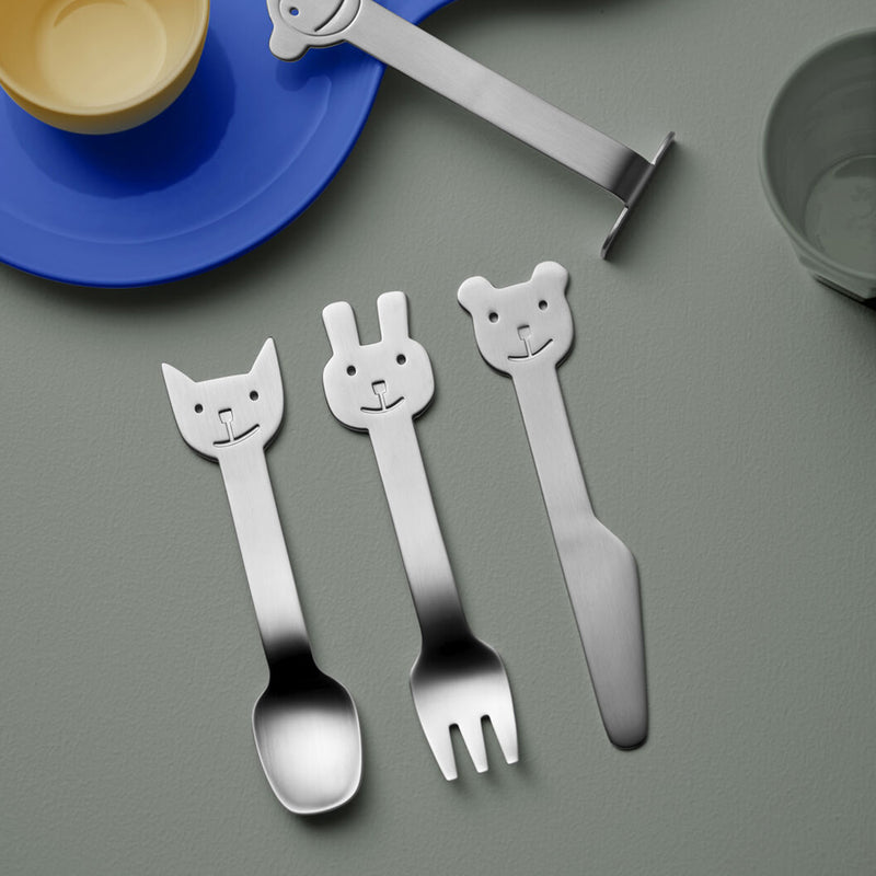 gense | animal friends | childrens cutlery set | 4 piece