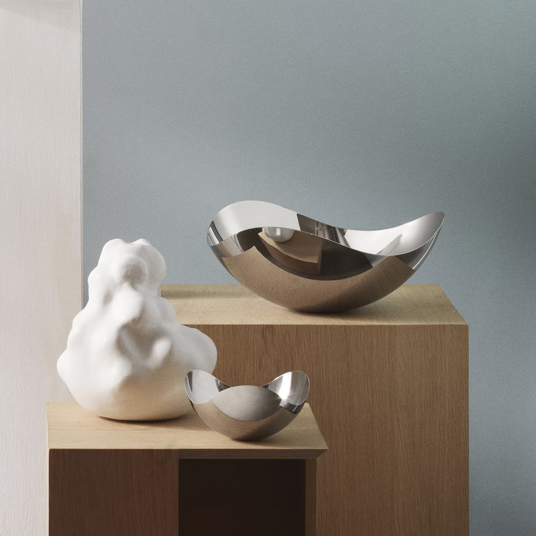 georg jensen | bloom mirror bowl | small