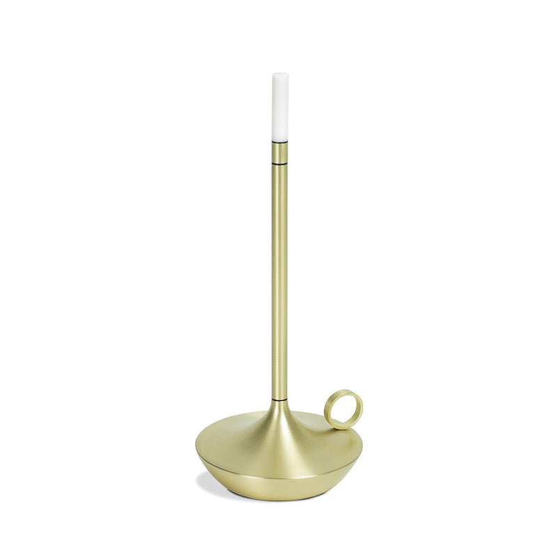 graypants | wick portable table lamp | brass 26cm