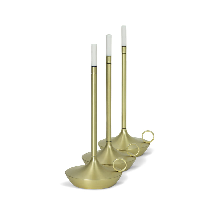 graypants | wick portable table lamp | brass 26cm