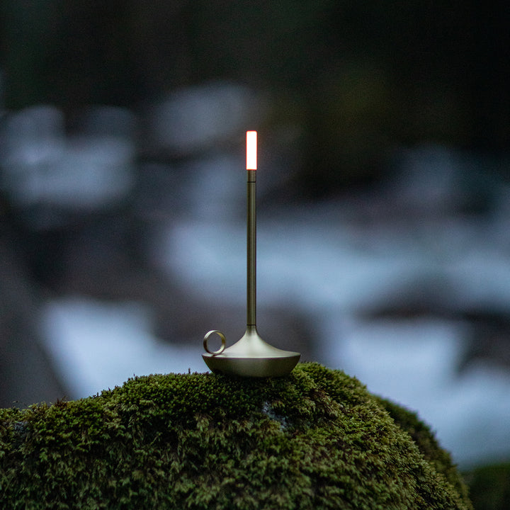 graypants | wick portable table lamp | brass 26cm