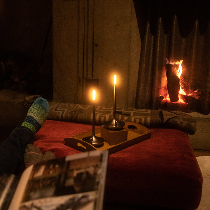 graypants | wick portable table lamp | brass 26cm