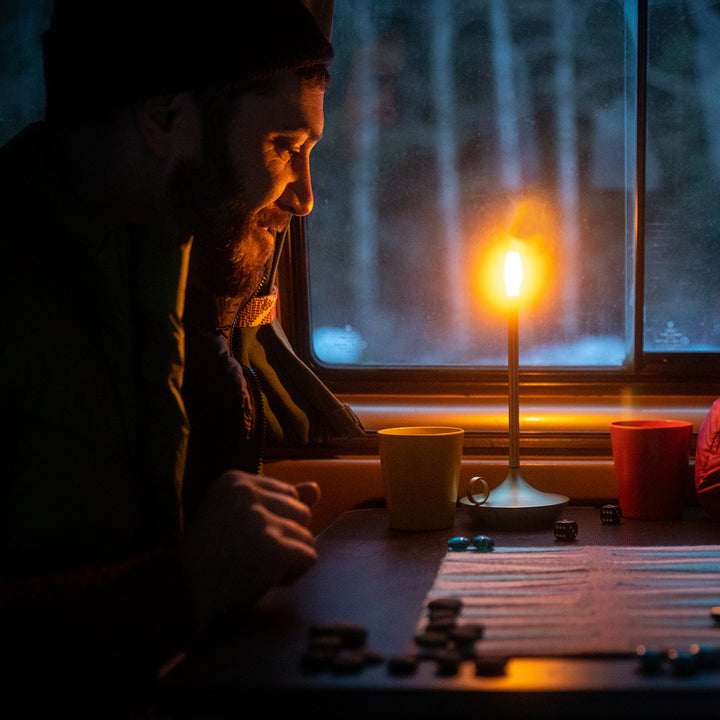 graypants | wick portable table lamp | brass 26cm