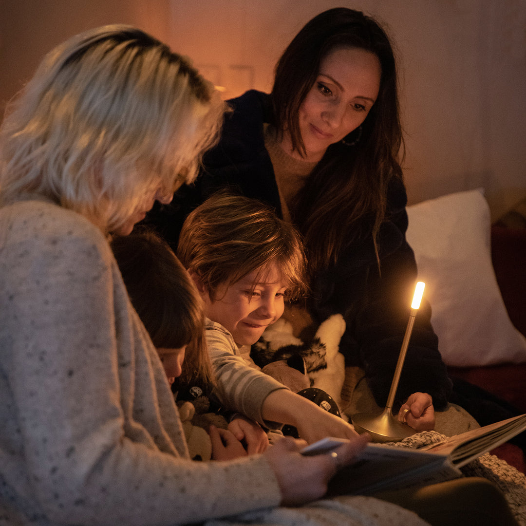 graypants | wick portable table lamp | brass 26cm