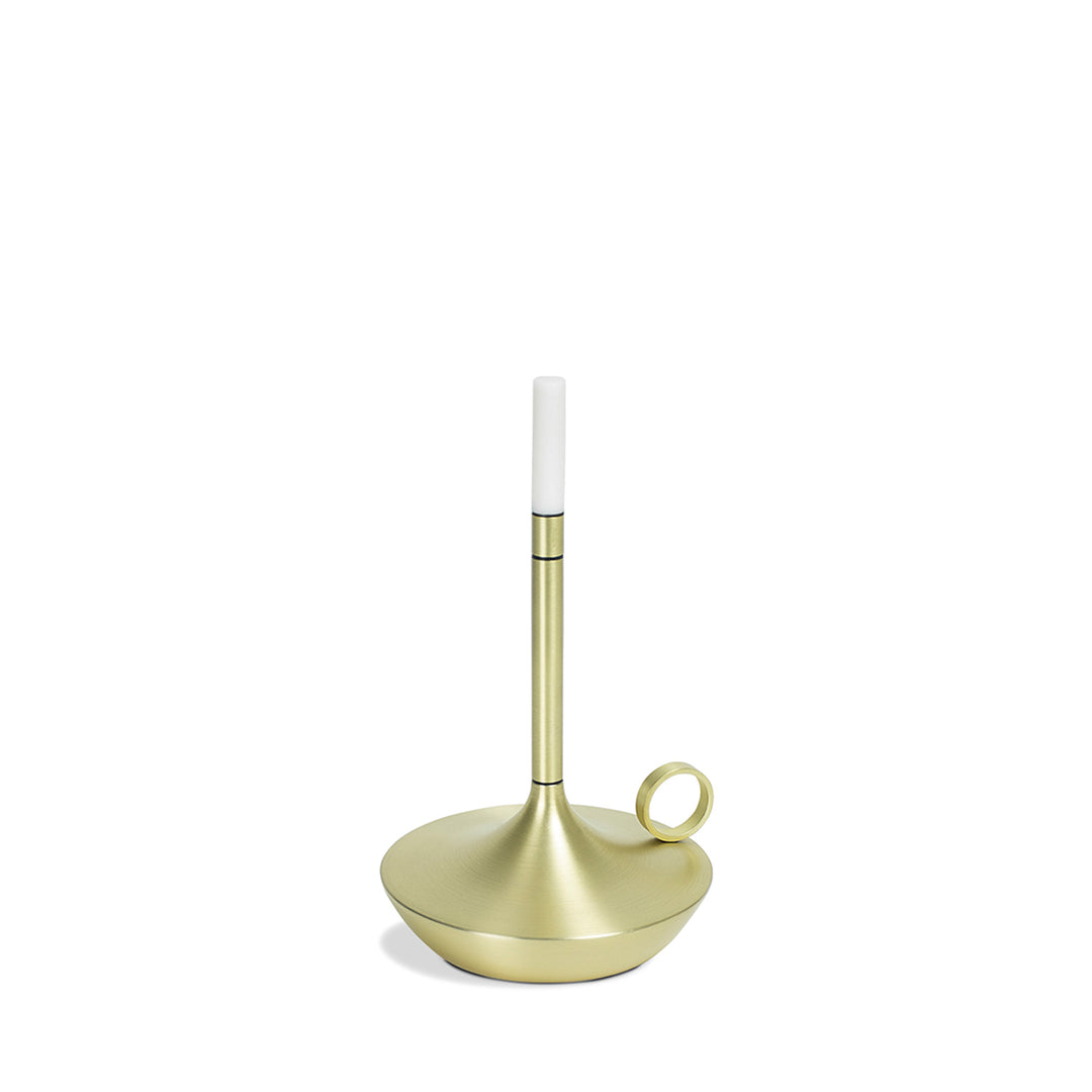 graypants | wick portable table lamp | brass 16.5cm