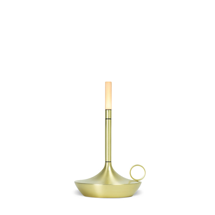 graypants | wick portable table lamp | brass 16.5cm