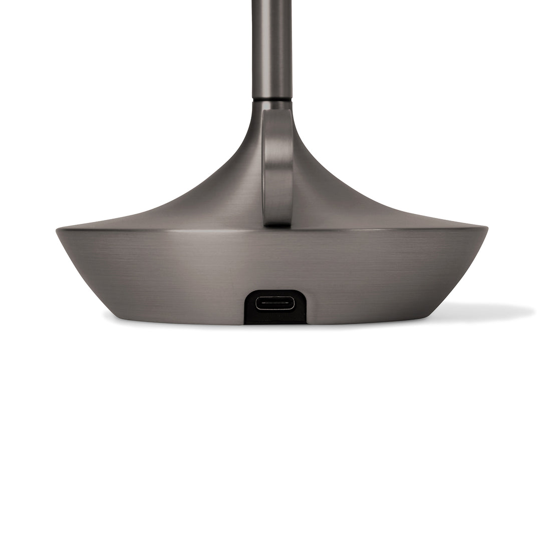 graypants | wick portable table lamp | graphite 16.5cm