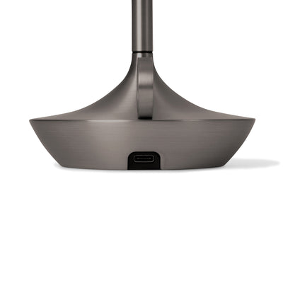 graypants | wick portable table lamp | graphite 16.5cm