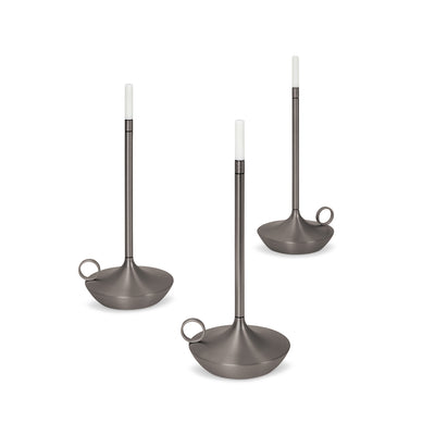 graypants | wick portable table lamp | graphite 26cm