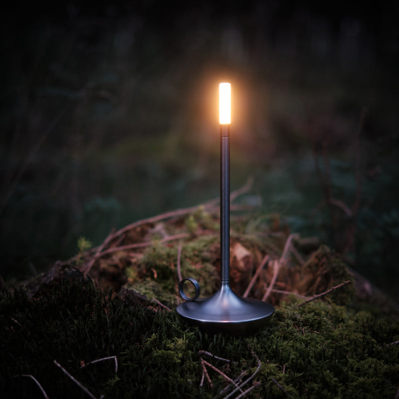 graypants | wick portable table lamp | graphite 26cm