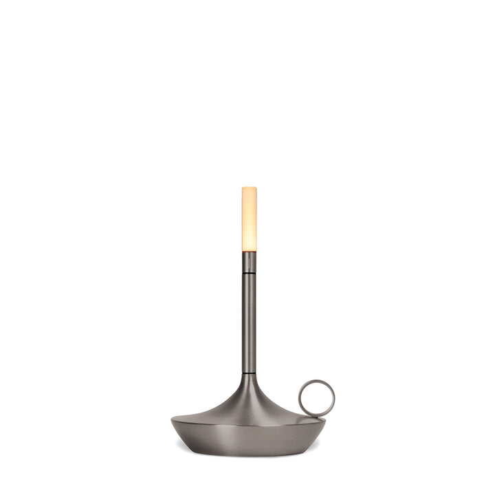 graypants | wick portable table lamp | graphite 16.5cm