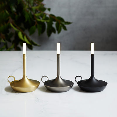 graypants | wick portable table lamp | graphite 16.5cm