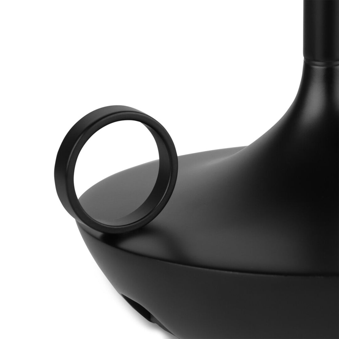 graypants | wick portable table lamp | black 16cm