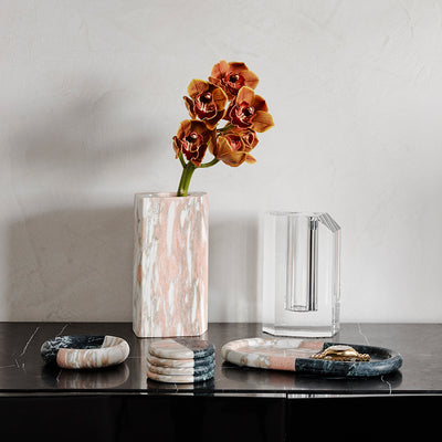 greg natale | polar coaster | set of 4 | verde + rose