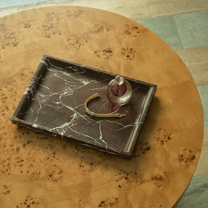 greg natale | OPERETTA | celesta marble tray | merlot