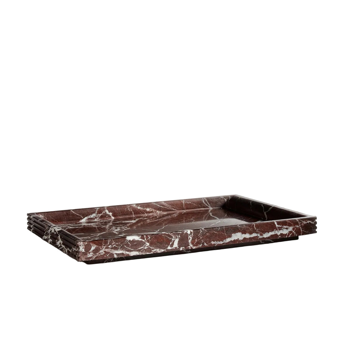 greg natale | OPERETTA | celesta marble tray | merlot