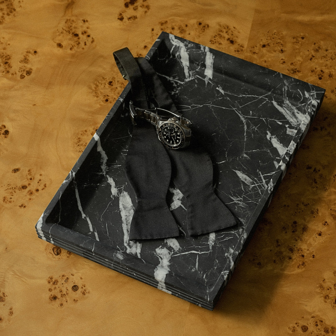 greg natale | OPERETTA | celesta marble tray | nero