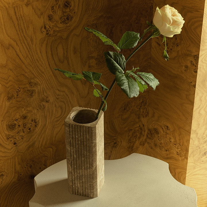 greg natale | OPERETTA | celesta marble vase | light emperador