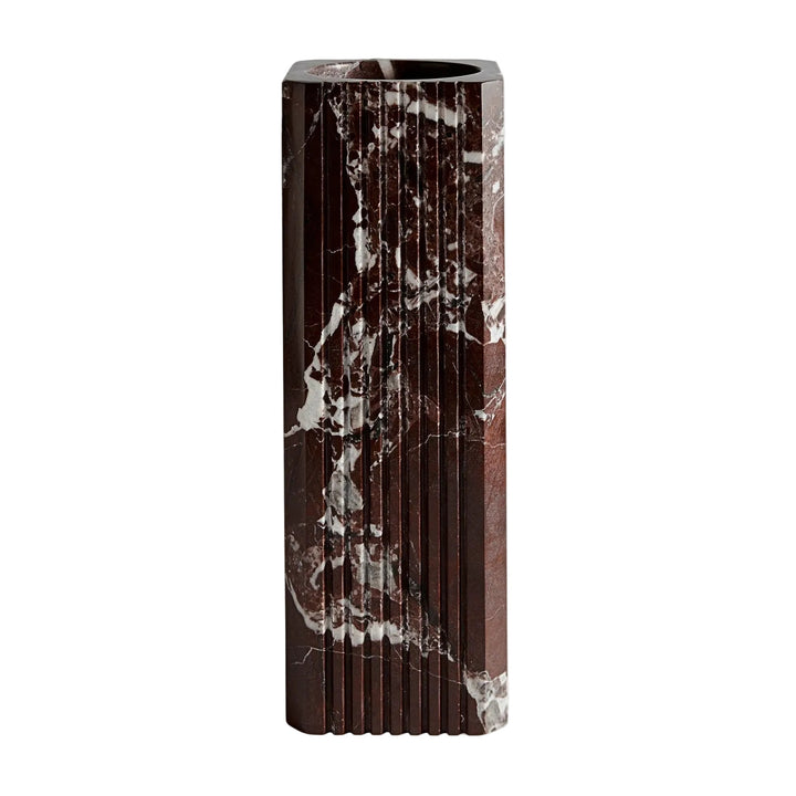 greg natale | OPERETTA | celesta marble vase | merlot