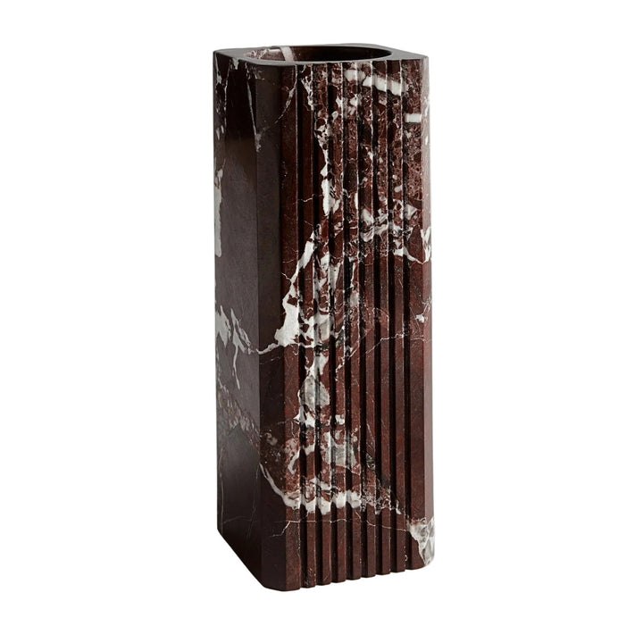 greg natale | OPERETTA | celesta marble vase | merlot