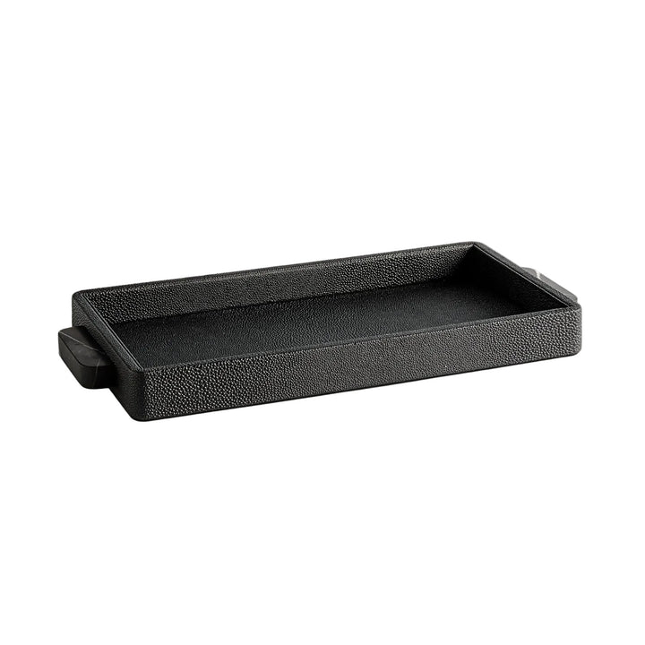 greg natale | OPERETTA | palco shagreen tray | black + nero