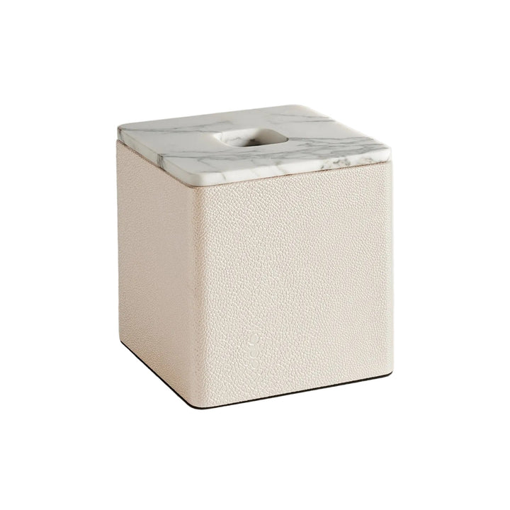 greg natale | OPERETTA | palco tissue box | white + arasbescato