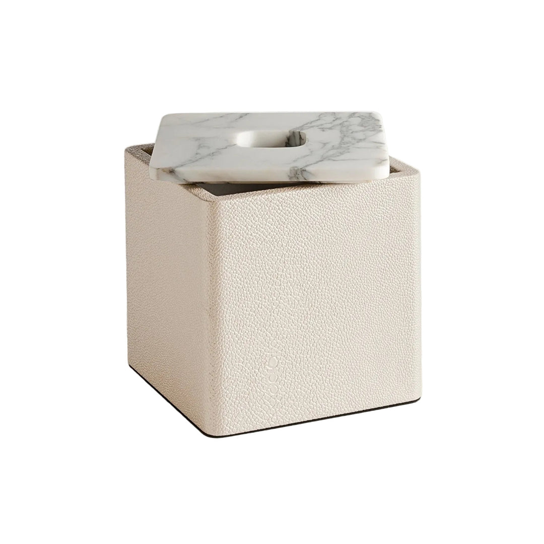 greg natale | OPERETTA | palco tissue box | white + arasbescato