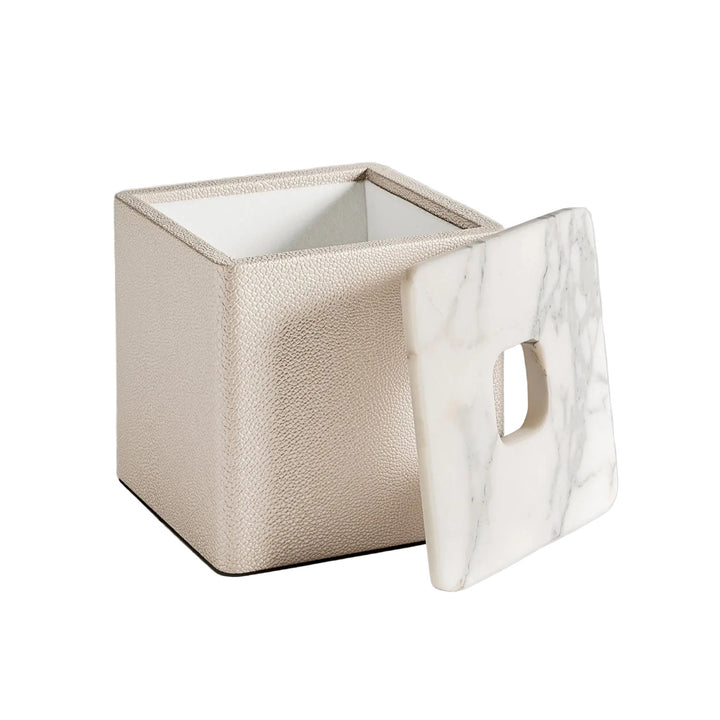 greg natale | OPERETTA | palco tissue box | white + arasbescato