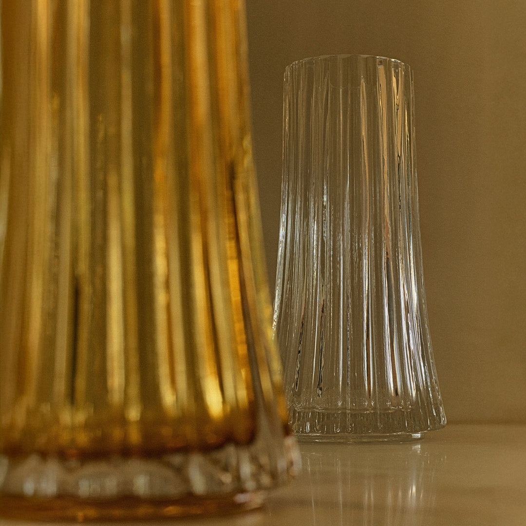 greg natale | OPERETTA | tromba glass vase | amber