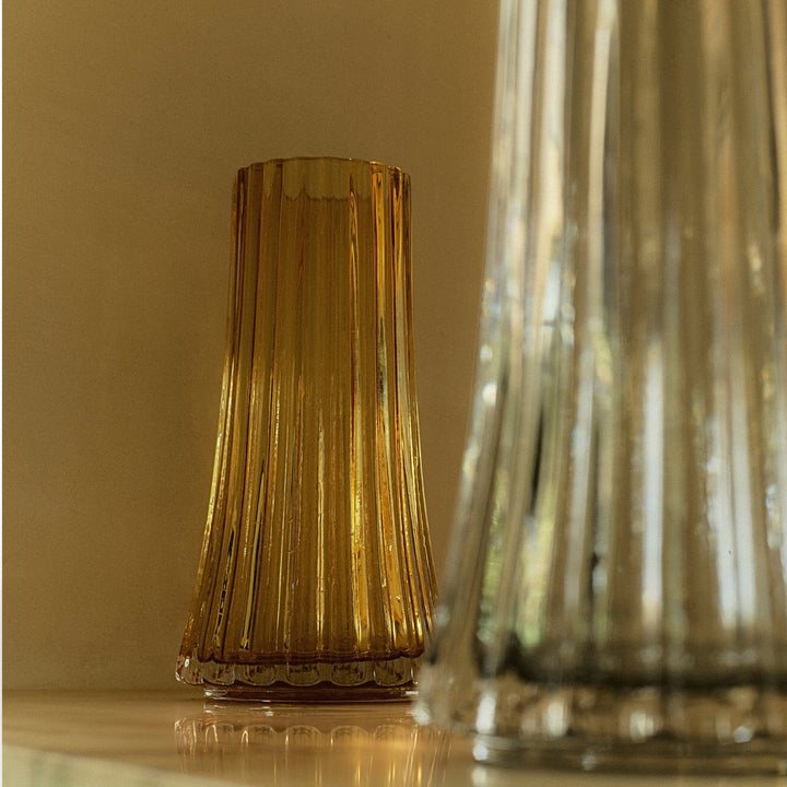 greg natale | OPERETTA | tromba glass vase | amber