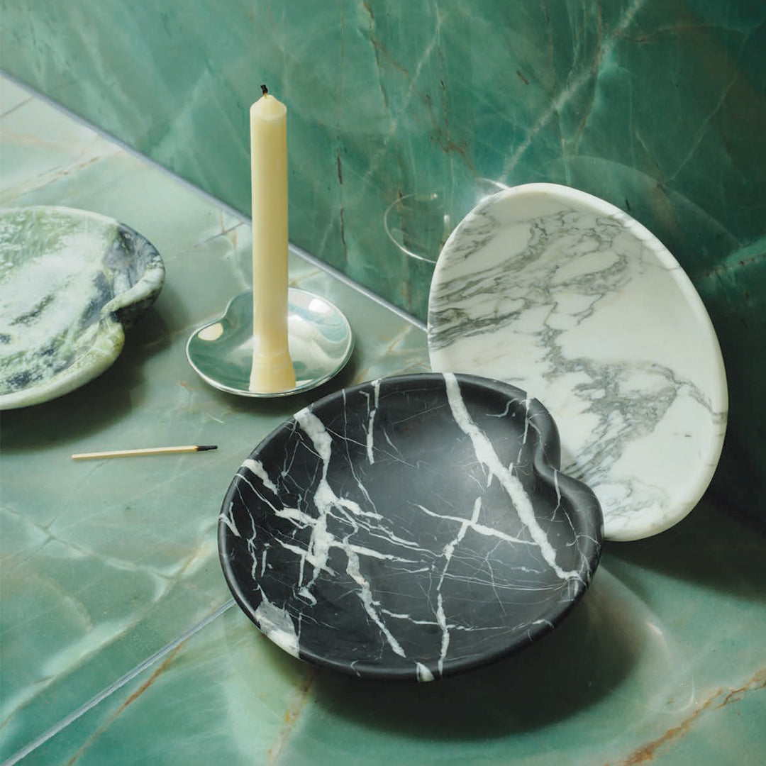 greg natale | lily bowl | irish green marble