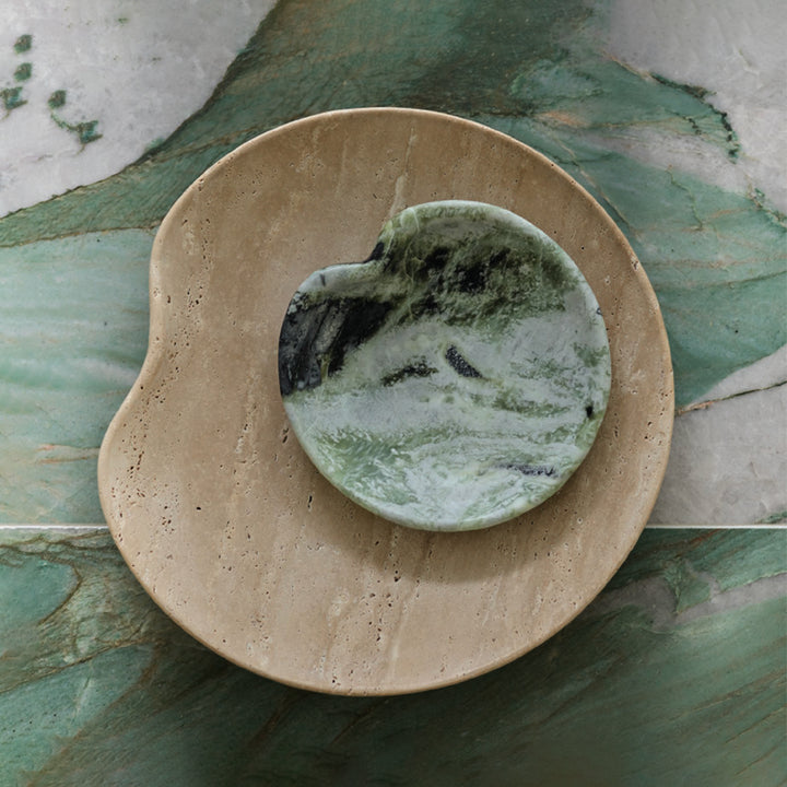 greg natale | lily bowl | irish green marble