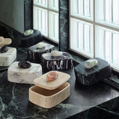 greg natale | pietra box | verde + irish green marble