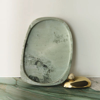 greg natale | pietra tray | irish green marble