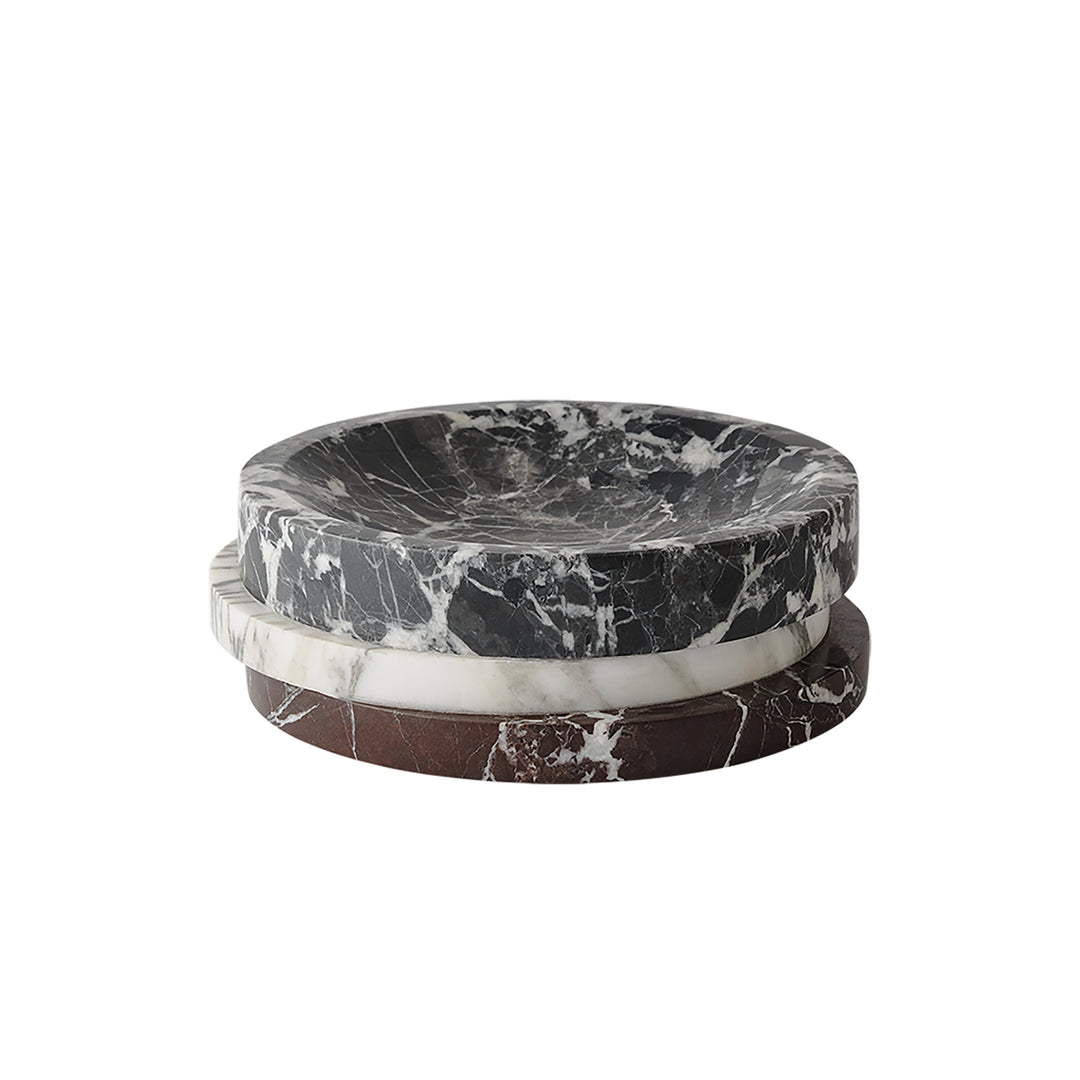greg natale | pila bowl | antico + arabescato + merlot marble