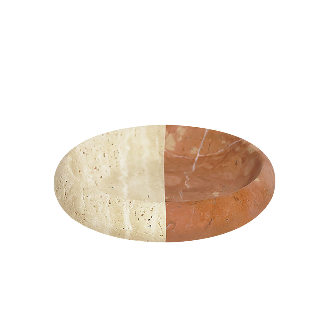 greg natale | polar bowl | coral + travertine