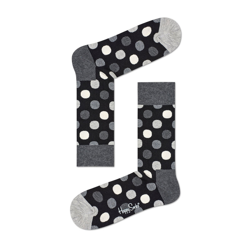 happy socks | gift set - black + white | size 41-46 - 4 pack