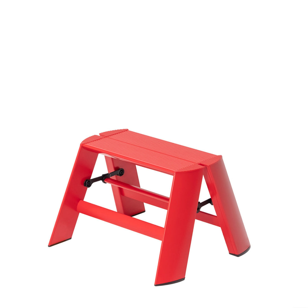 hasegawa | lucano 1 step ladder | red