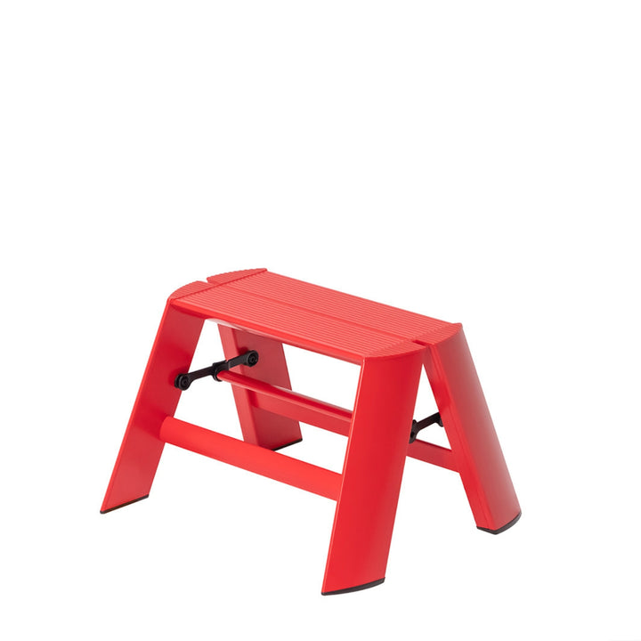 hasegawa | lucano 1 step ladder | red