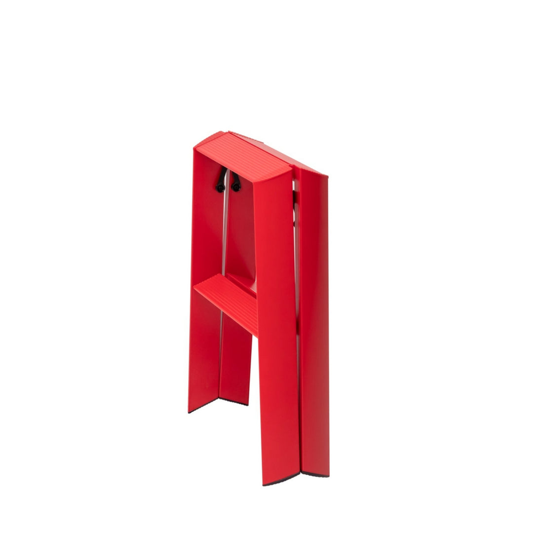 hasegawa | lucano 2 step ladder | red